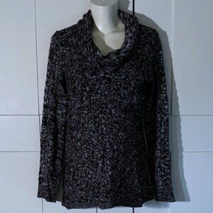 Maternity cowl neck sweater